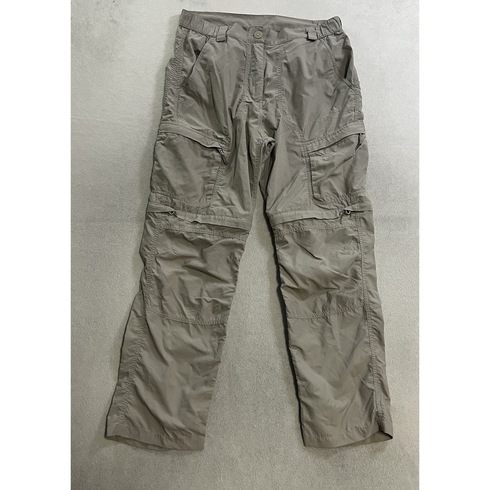 Trespass Convertible Cargo Trousers Men's M Beige Utility Zip-Off Walking Hiking